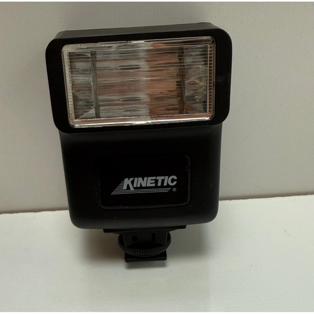 Kinetic Electronic Camera Flash Hot Shoe Mount External Flash for Film Cameras